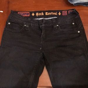 Rock revival black jeans
